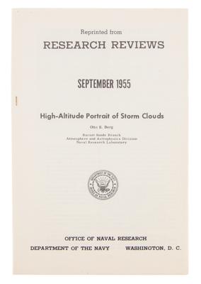 Lot #8 Otto Berg's 1954 'Earth from Space' 16mm and 35mm Film Reels - Image 6