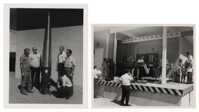 Lot #5 Otto Berg's Aerobee Rocket Nose Cone - Image 4