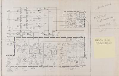 Lot #310 Atari Missile Command Arcade Game Prototype - Image 22