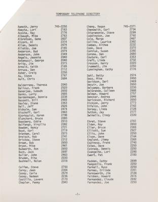 Lot #316 Atari Employee Handbook and Inter-Office Material from the collection of David Sherman - Image 3