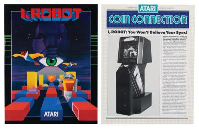 Lot #314 Atari 'I, Robot' Original Advertising Material from the collection of David Sherman - Image 1