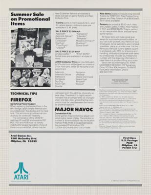 Lot #314 Atari 'I, Robot' Original Advertising Material from the collection of David Sherman - Image 7