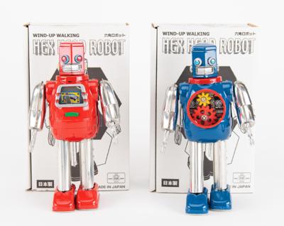Lot #215 Lot of (2) Hex Head Robots by Metal House from the collection of Andres Serrano - Image 1