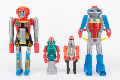 Lot #250 Vintage Lot of (4) Rogun Cap Gun Toy Robots from the collection of Andres Serrano - Image 1