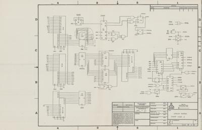 Lot #318 Atari: Space Station / Liberator Prototype Schematics (circa 1981) from the collection of David Sherman - Image 1