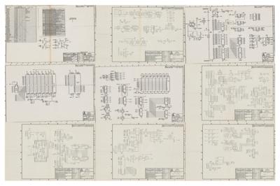 Lot #318 Atari: Space Station / Liberator Prototype Schematics (circa 1981) from the collection of David Sherman - Image 2