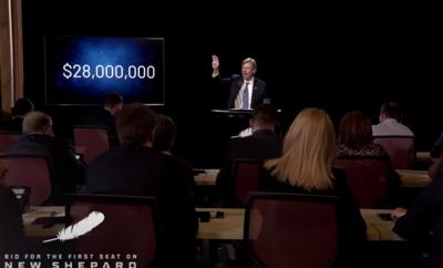 Lot #2001 The First Seat Onboard Blue Origin's New