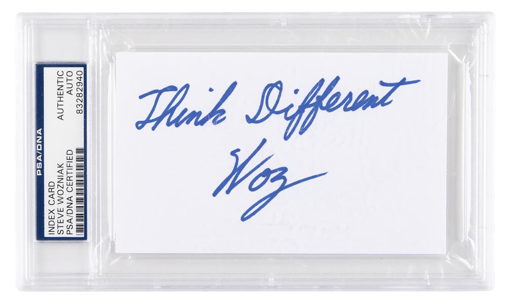 【処分価格】Steve Wozniak氏 直筆サイン Apple: Steve Wozniak Signature | RR Auction