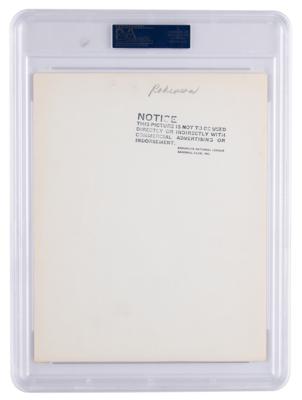 Lot #6628 Jackie Robinson Signed Photograph - PSA MINT 9 - Image 2