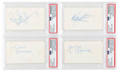 Lot #6473 Beatles Set of (4) Signatures - Image 1