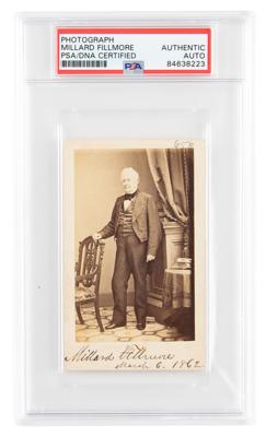 Lot #6023 Millard Fillmore Signed Photograph