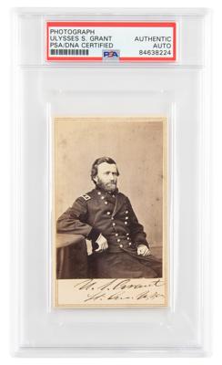 Lot #6027 U. S. Grant Signed Photograph - Image 1