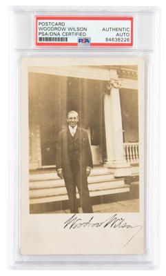 Lot #6095 Woodrow Wilson Signed Photograph - Image 1