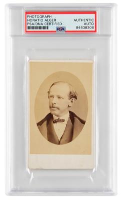 Lot #6447 Horatio Alger Signed Photograph