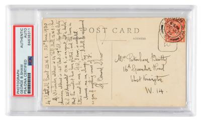 Lot #6465 George Bernard Shaw Autograph Letter Signed - Image 1