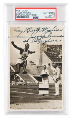 Lot #6626 Jesse Owens Signed Photograph - Image 1