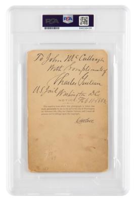 Lot #6149 Charles Guiteau Signed Photograph - Image 2