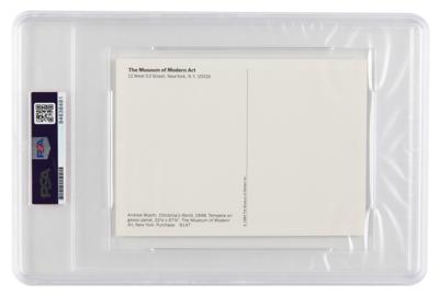 Lot #6403 Andrew Wyeth Signed Postcard of 'Christina's World' - Image 2