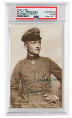 Lot #6314 Manfred von Richthofen Signed Photograph - Image 1