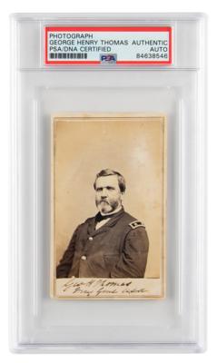 Lot #6311 George H. Thomas Signed Photograph - Image 1