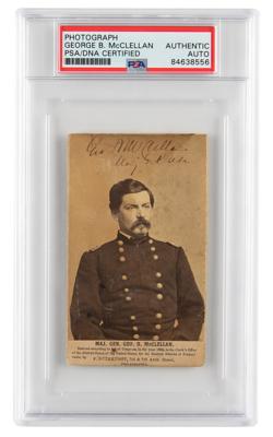 Lot #6308 George B. McClellan Signed Photograph - Image 1