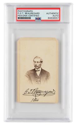 Lot #6299 P. G. T. Beauregard Signed Photograph - Image 1