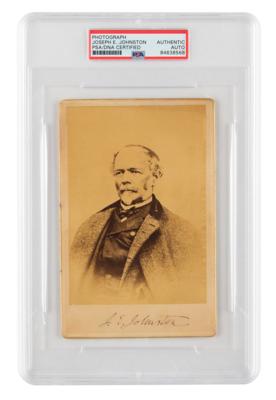 Lot #6306 Joseph E. Johnston Signed Photograph