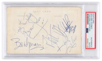 Lot #6484 Rolling Stones Signed Promo Card - Image 1