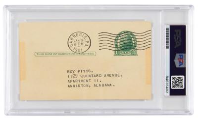 Lot #6630 Honus Wagner Signature - Image 2