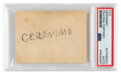 Lot #6143 Geronimo Signature - Image 1