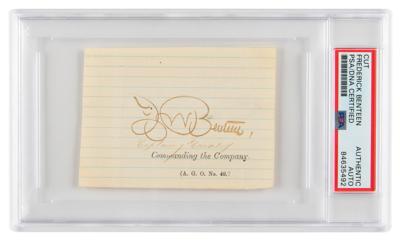 Lot #6312 Frederick W. Benteen Signature - Image 1