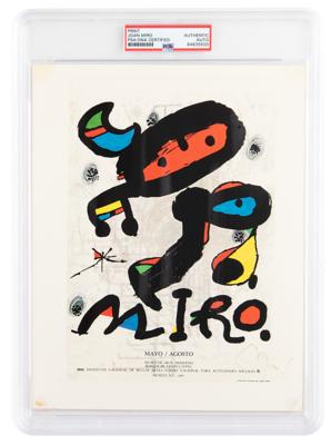 Lot #6398 Joan Miro Signed Print - Image 1