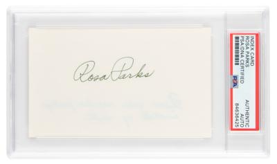 Lot #6246 Rosa Parks Signature - Image 1