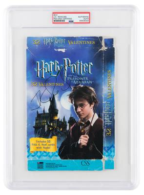 Lot #6464 J. K. Rowling Signed Valentine's Day Card Box - Image 1