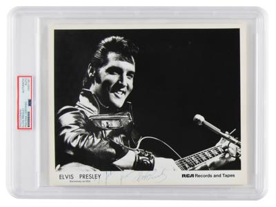 Lot #6482 Elvis Presley Signed Photograph - Image 1