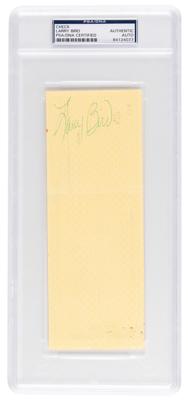 Lot #6644 Larry Bird Signed Check - Image 1