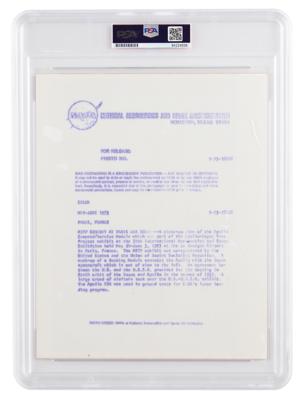 Lot #6388 Apollo-Soyuz Original 'Type 1' Photograph - Image 2