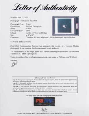 Lot #6384 Apollo 13 Original 'Type 1' Photograph - Image 3