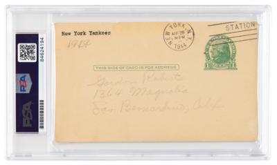Lot #6629 Babe Ruth Signature - Image 2