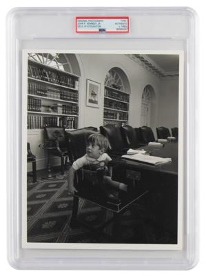 Lot #6082 John F. Kennedy, Jr. Original 'Type I' Photograph by Cecil Stoughton - Image 1