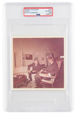 Lot #6077 John F. Kennedy and Lyndon B. Johnson Original 'Type I' Photograph by Cecil Stoughton - Image 1