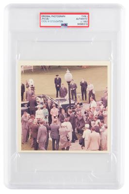 Lot #6083 John F. Kennedy, Lyndon B. Johnson, and Gordon Cooper Original 'Type I' Photograph by Cecil Stoughton - Image 1
