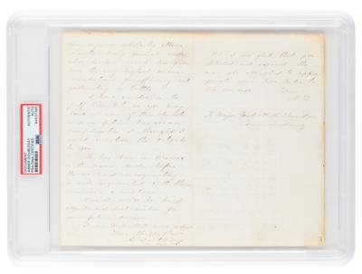 Lot #6304 Abner Doubleday Autograph Letter Signed to Philip Sheridan - Image 1