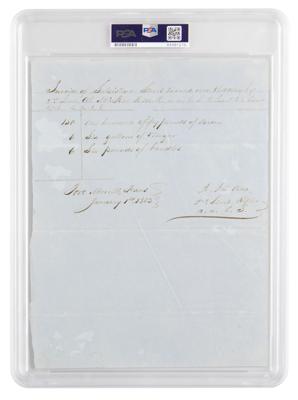 Lot #6337 William E. Jones Signed Docketing Notation - Image 2