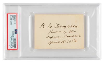 Lot #6276 Roger B. Taney Signature