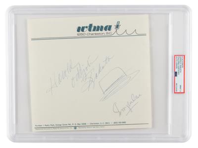 Lot #6605 Harold Sakata Signature - PSA MINT 9