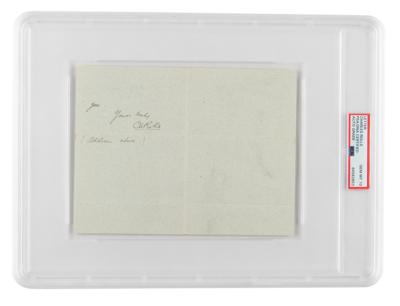 Lot #6106 Charles Rolls Autograph Letter Signed - PSA GEM MT 10 - Image 1