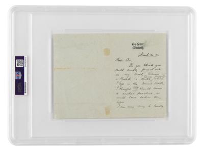 Lot #6106 Charles Rolls Autograph Letter Signed - PSA GEM MT 10 - Image 2