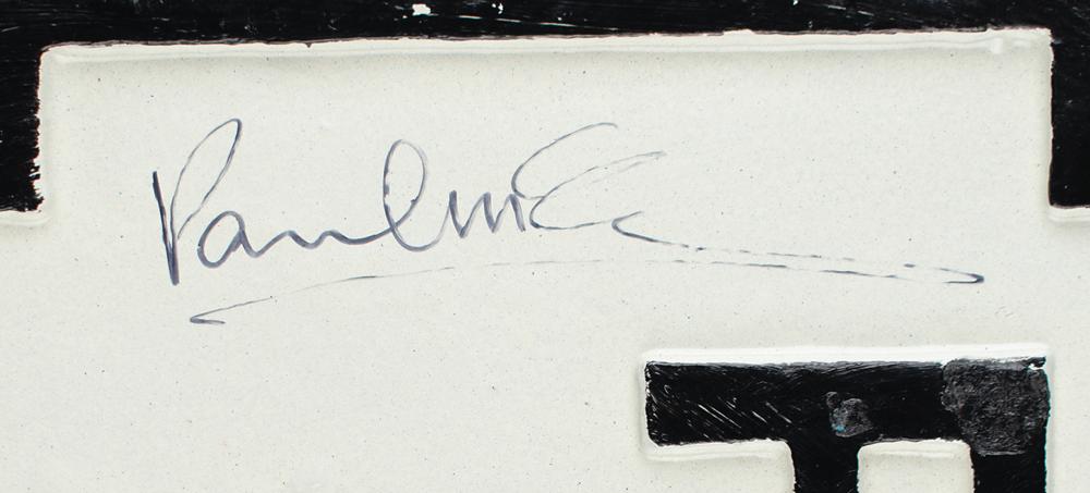 paul mccartney サイン入りアートフレーム (RARE!!送料込） ポール・マッカートニー □ 直筆サイン □ 証明書付 - メルカリ