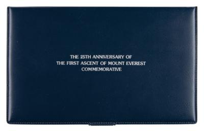 Lot #241 Edmund Hillary and Tenzing Norgay Signed Commemorative Cover - Image 3